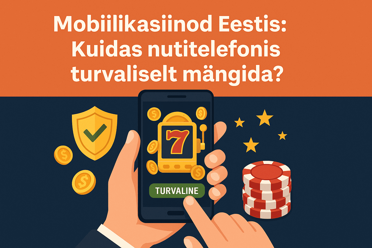 Mobiilikasiinod Eestis: Kuidas nutitelefonis turvaliselt mängida?